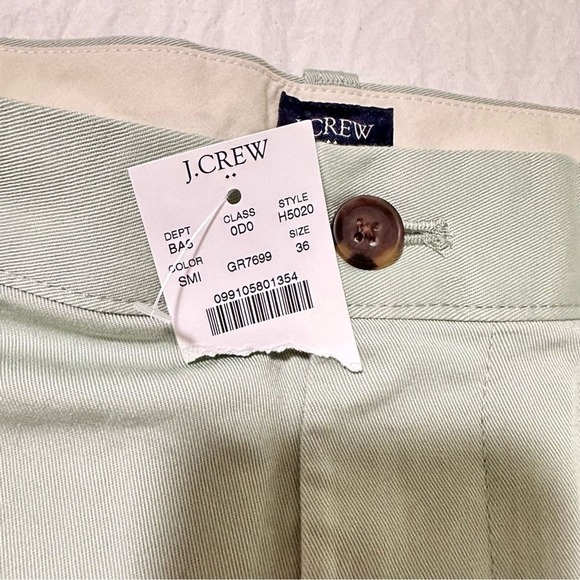 J. Crew Men's Chico Shorts Size 36 New with Tags 9" inseam Seafoam green - Picture 3 of 9